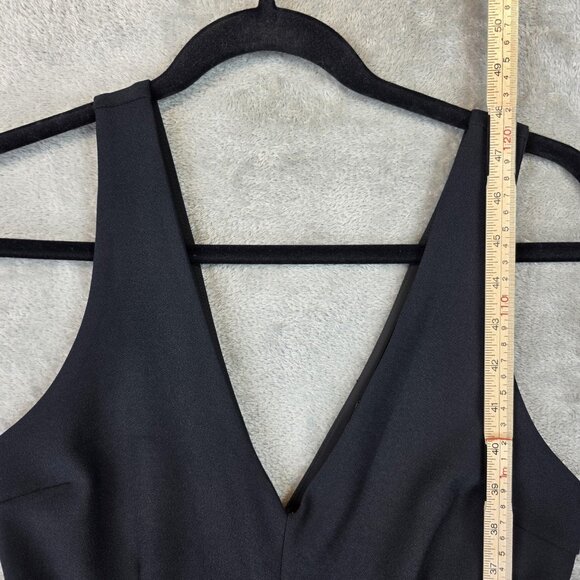 Abercrombie & Fitch Dress Womens Medium Black Maxi Make It Official Formal Gown - Picture 6 of 11